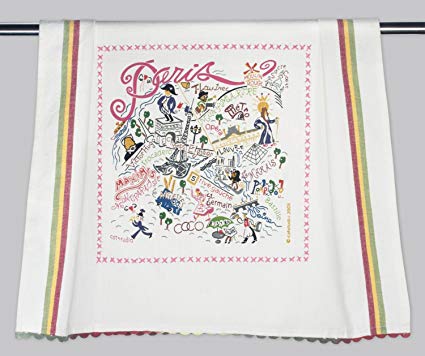 Catstudio Paris Dish Towel - Original Geography Collection Décor 121D(CS)