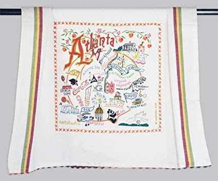 Catstudio Atlanta Dish Towel - Original Geography Collection Décor 084D(CS)