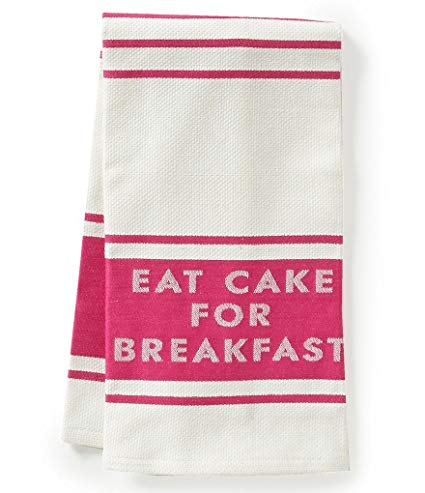 Kate Spade All in Good Taste Eat Cake for Breakfast Set of 2 Dish Towels