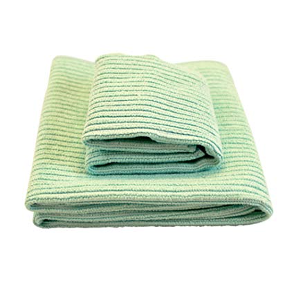 Norwex Antibacterial, Antimicrobial Microfiber Kitchen Cloth and Towel Set in Sea Mist