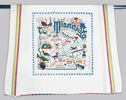 Catstudio Minnesota Dish Towel - Original Geography Collection Décor 032D(CS)